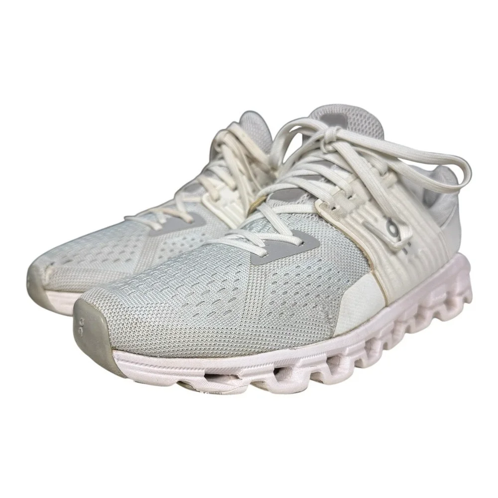 On Cloudswift 3 Swiss Engineering Women's Size 8 Running Shoes Frost White PICS!
